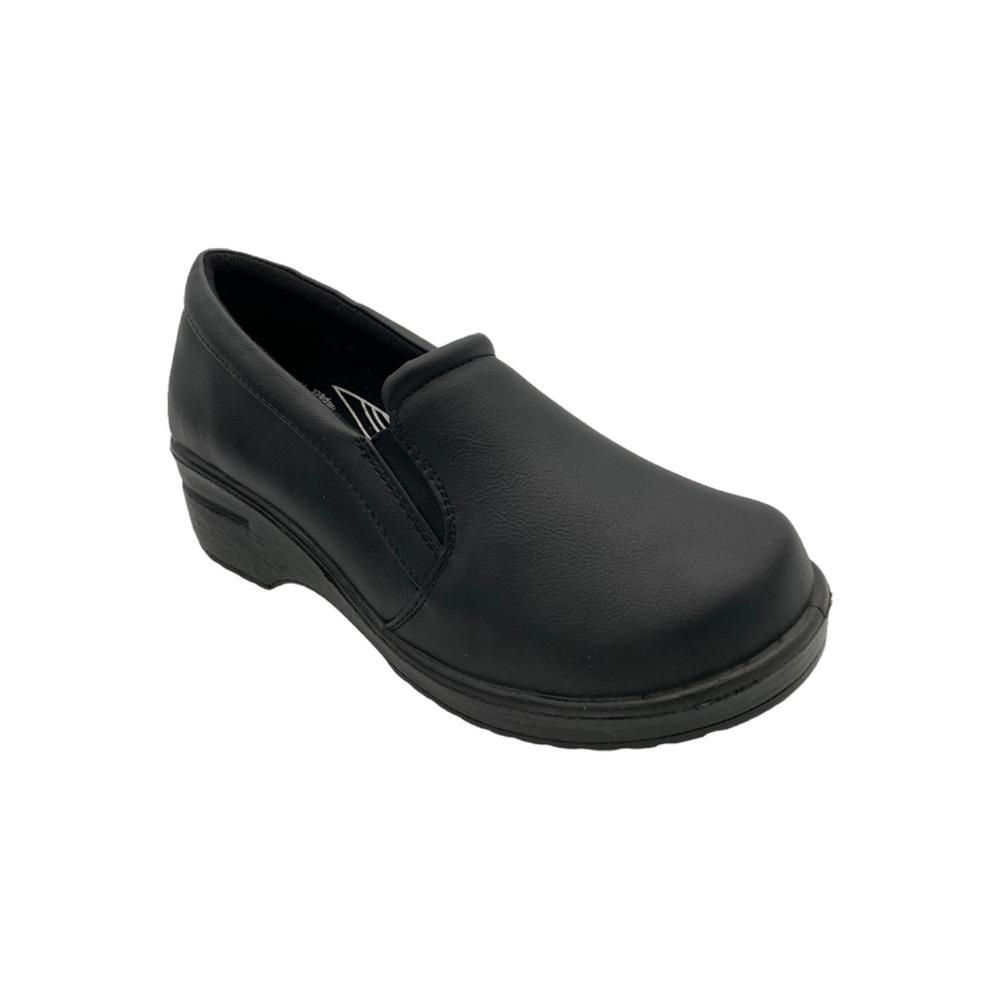 Easy Works By Easy Street Clogs Leeza Black - Wide